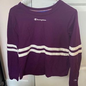 Purple "Champion" Long Sleeve